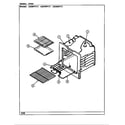 Admiral A3520SPA oven diagram