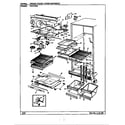 Maytag NNT197K-AC63B fresh food compartment diagram
