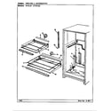 Admiral NT21L9A/BA76C shelves & accessories diagram