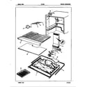 Admiral NT15H5A/7A49A freezer compartment diagram