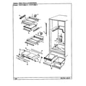Maytag CNNT198KL/CF67A shelves & accessories diagram