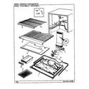 Maytag CNNT198KL/CF67A freezer compartment diagram