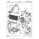 Admiral ICNF17E8/EY42A unit compartment & system diagram