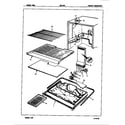 Admiral NT17E5VH/7D01A freezer compartment diagram