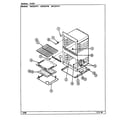 Admiral A9122VPV oven diagram
