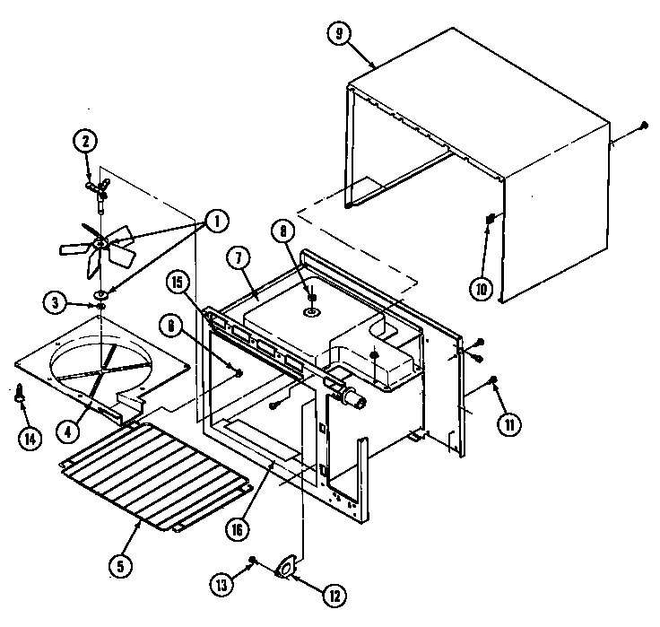Admiral A9895VRV base diagram