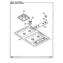 Admiral A8241RS top assy. diagram
