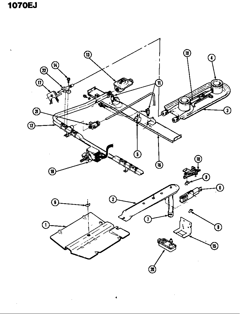 Admiral S1070EJ-KZ control system diagram