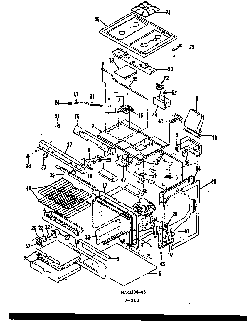 Admiral 687AF-CKVW body diagram