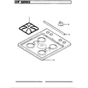 Magic Chef U82FY-1-11 manifold section (pilot ignition) diagram