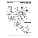 Magic Chef U83FA-1GK manifold section (electronic ignition) diagram
