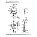 Norge LWM202HC transmission & related parts (rev. a-d) diagram