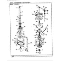 Norge TLWM208IIA transmission & related parts (rev. f-k) diagram