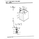 Norge TLWM208IIA water carrying & pump assy. (rev. e) diagram