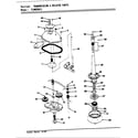 Norge TLWM208IIA transmission & related parts (rev. e) diagram
