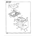Maytag NAW2030W exterior (rev. f-k) diagram