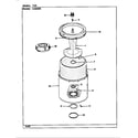 Maytag NAW2030W tub (rev. f-k) diagram