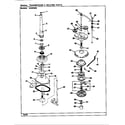 Maytag NAW2030W transmission & related parts (rev. f-k) diagram