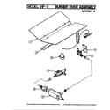 Magic Chef 91FN-3W oven burner assembly diagram