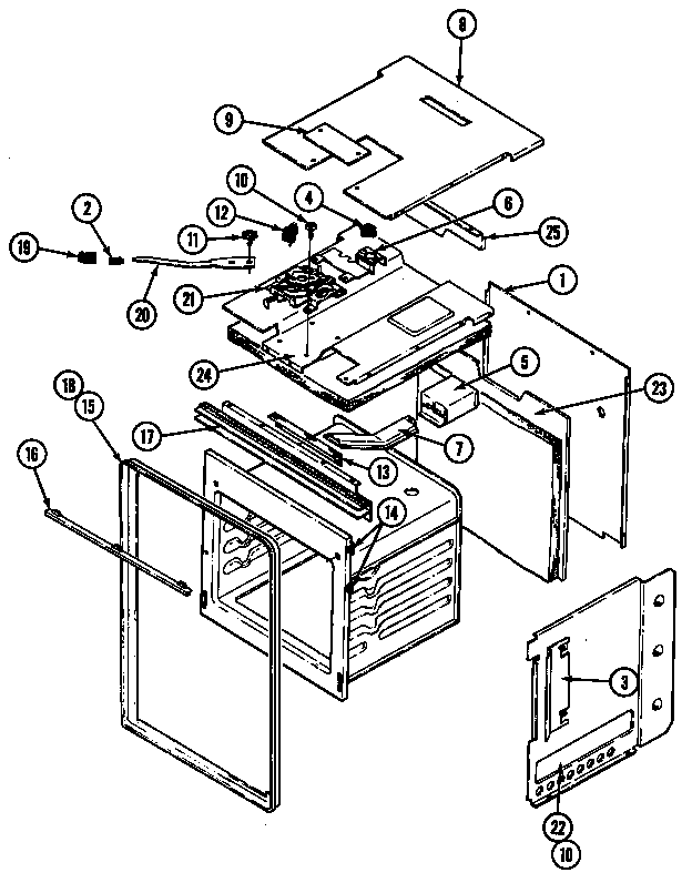 Norge L9844VPV body diagram