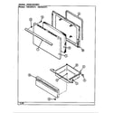 Norge N3520SRW door/drawer (n3510pr, n3510kr) (n3510pra) (n3510prw) (n3510kra) (n3510krw) diagram