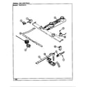 Norge N3120SPW gas controls (n3121xp*) (n3121xpa) (n3121xpw) diagram