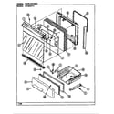 Norge N3120SPW door/drawer (n3120sp*) (n3120spa) (n3120spw) diagram
