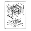Norge N3120SPW door/drawer (n3121xp*) (n3121xpa) (n3121xpw) diagram