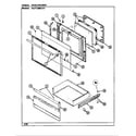 Norge NGW3M8CKV door/drawer diagram