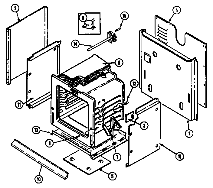 Norge L9875XRB body diagram