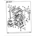 Norge N3121XTA body/oven diagram