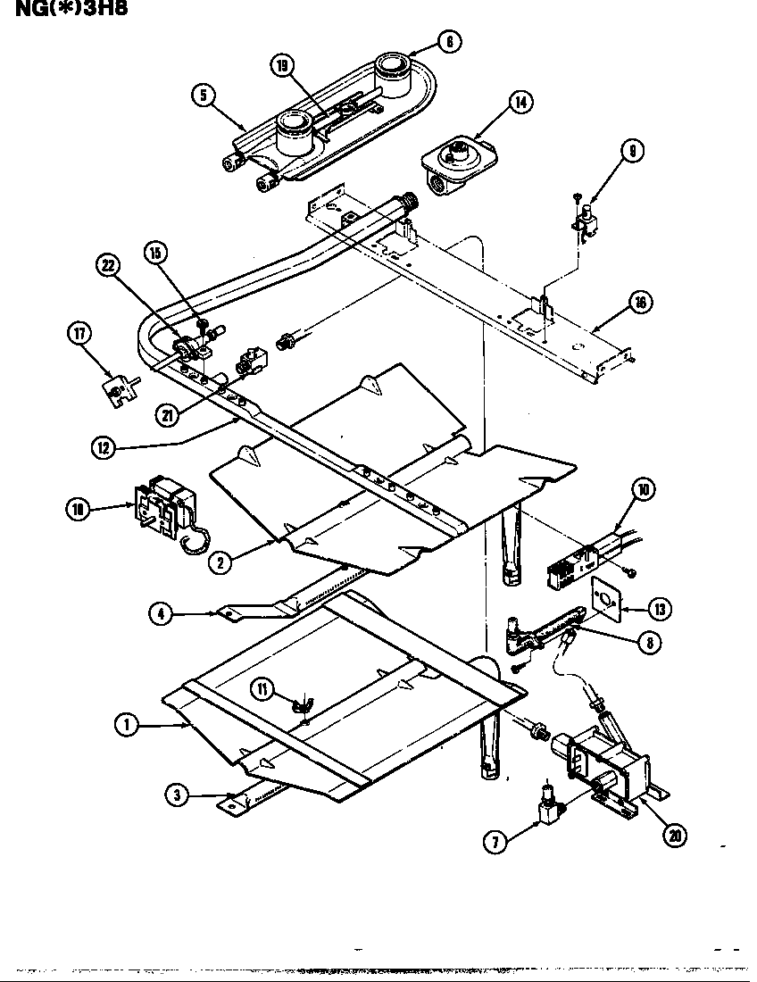 Norge NGA3H8EKV control system diagram
