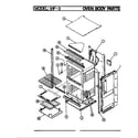 Magic Chef 91FA-3KLW body diagram