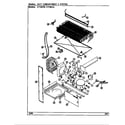 Crosley CT19X7A/DC66A unit compartment & system (ct19x7a/dc67a) (ct19x7w/dc66a) diagram