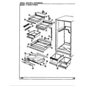 Crosley CT19X7A/DC66A shelves & accessories (ct19x7a/dc67a) (ct19x7w/dc66a) diagram
