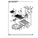 Crosley CT19X7A/DC66A freezer compartment (ct19x7a/dc67a) (ct19x7w/dc66a) diagram