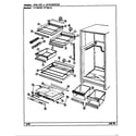 Crosley CT19X7A shelves & accessories diagram