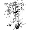 Jenn-Air JRSDE228B freezer compartment diagram