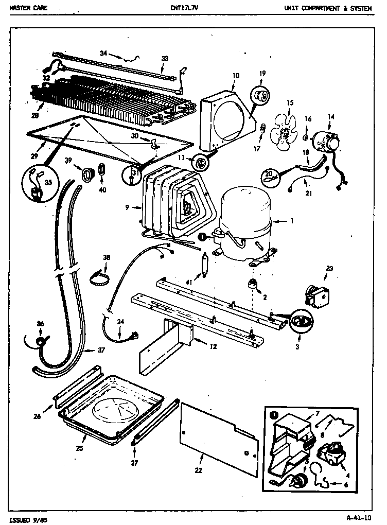 Crosley CNT15L6A/5A41A doors diagram