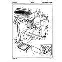 Crosley CNT19L6VH/5A44A unit compartment & system diagram