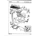 Crosley CNT17C7A/7C28A unit compartment & system diagram