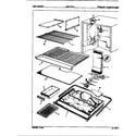 Crosley CNT17C7A/7C28A freezer compartment diagram