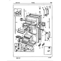 Crosley CNTI22C9H/7B10A doors diagram