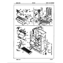 Crosley CNTI22C9H/7B10A water & ice dispenser diagram