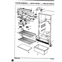 Crosley CNT15R4L/8A01B fresh food compartment diagram