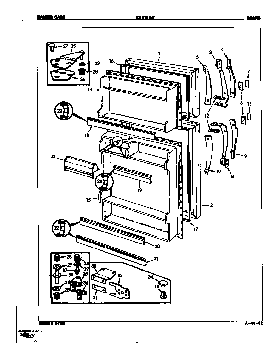 Crosley CNT15R5/7A73B doors diagram