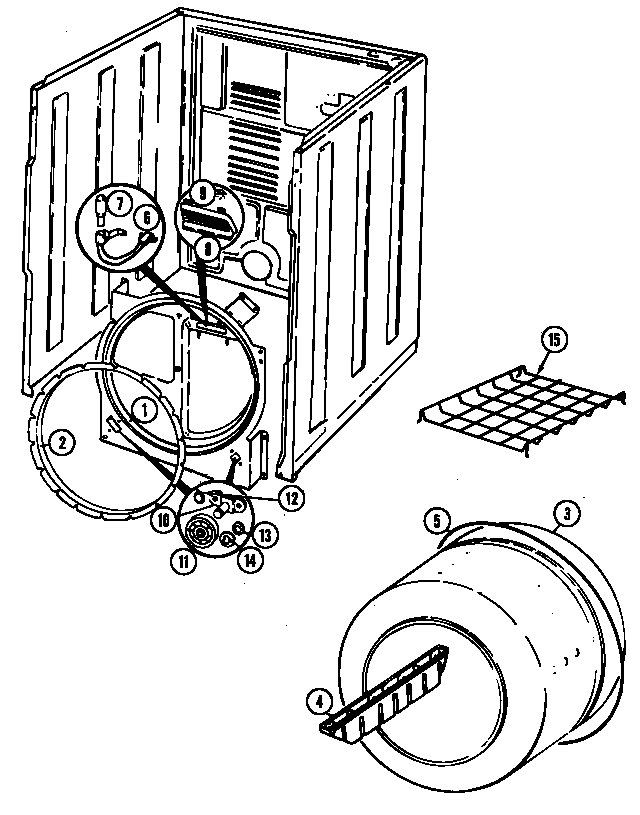 Crosley CDG20P8D tumbler (rev. e-f) (cdg20p8a) (cdg20p8w) diagram