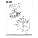 Crosley CW20P8HSC exterior (cw20p8dsc)(rev. a-d) (cw20p8dsc) diagram