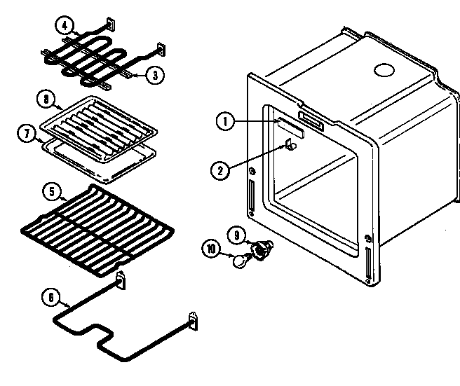 Crosley CE3537XUA oven diagram