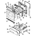 Crosley CG3131XUA door/drawer diagram